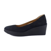 Black Nubuck Leather