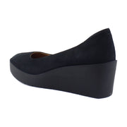 Black Nubuck Leather