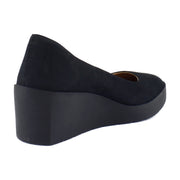 Black Nubuck Leather