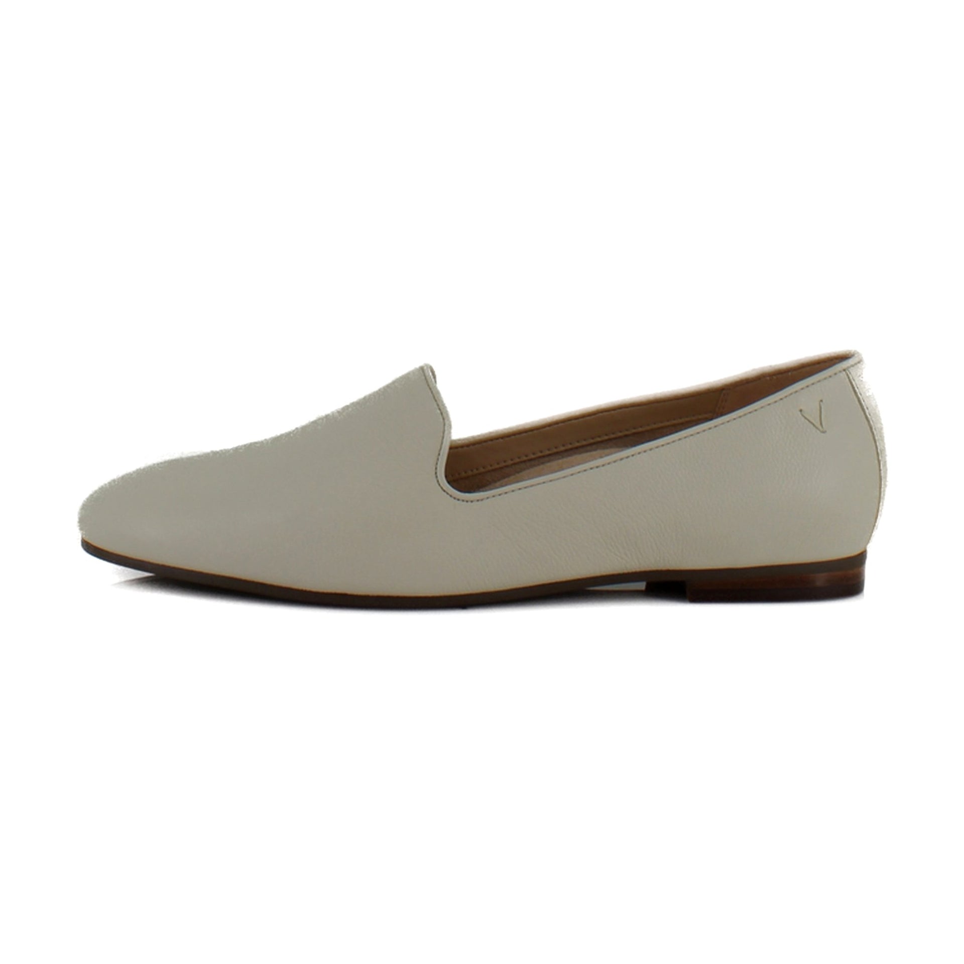 Cream White Leather