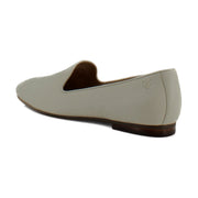 Cream White Leather