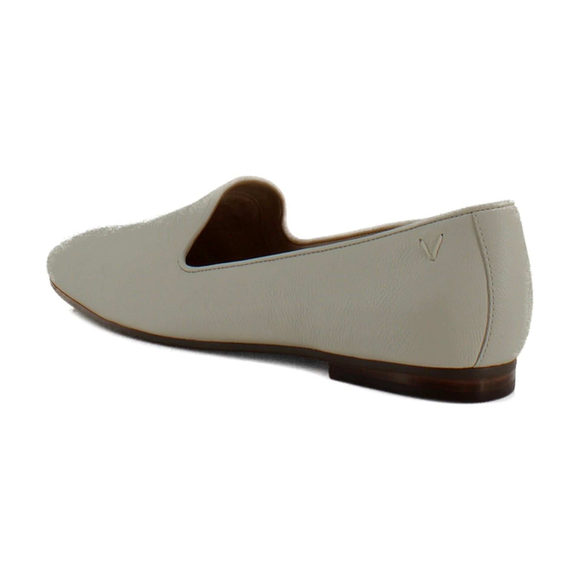 Cream White Leather