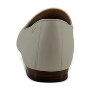 Cream White Leather