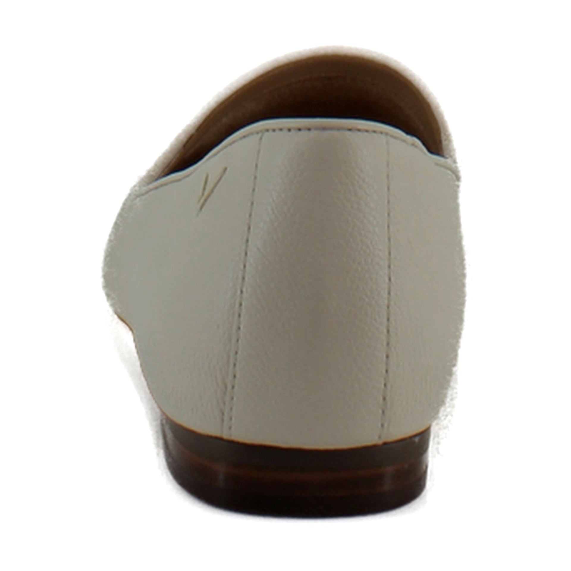 Cream White Leather