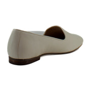 Cream White Leather