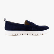 Navy Suede