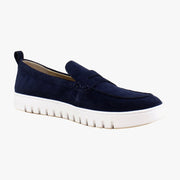 Navy Suede