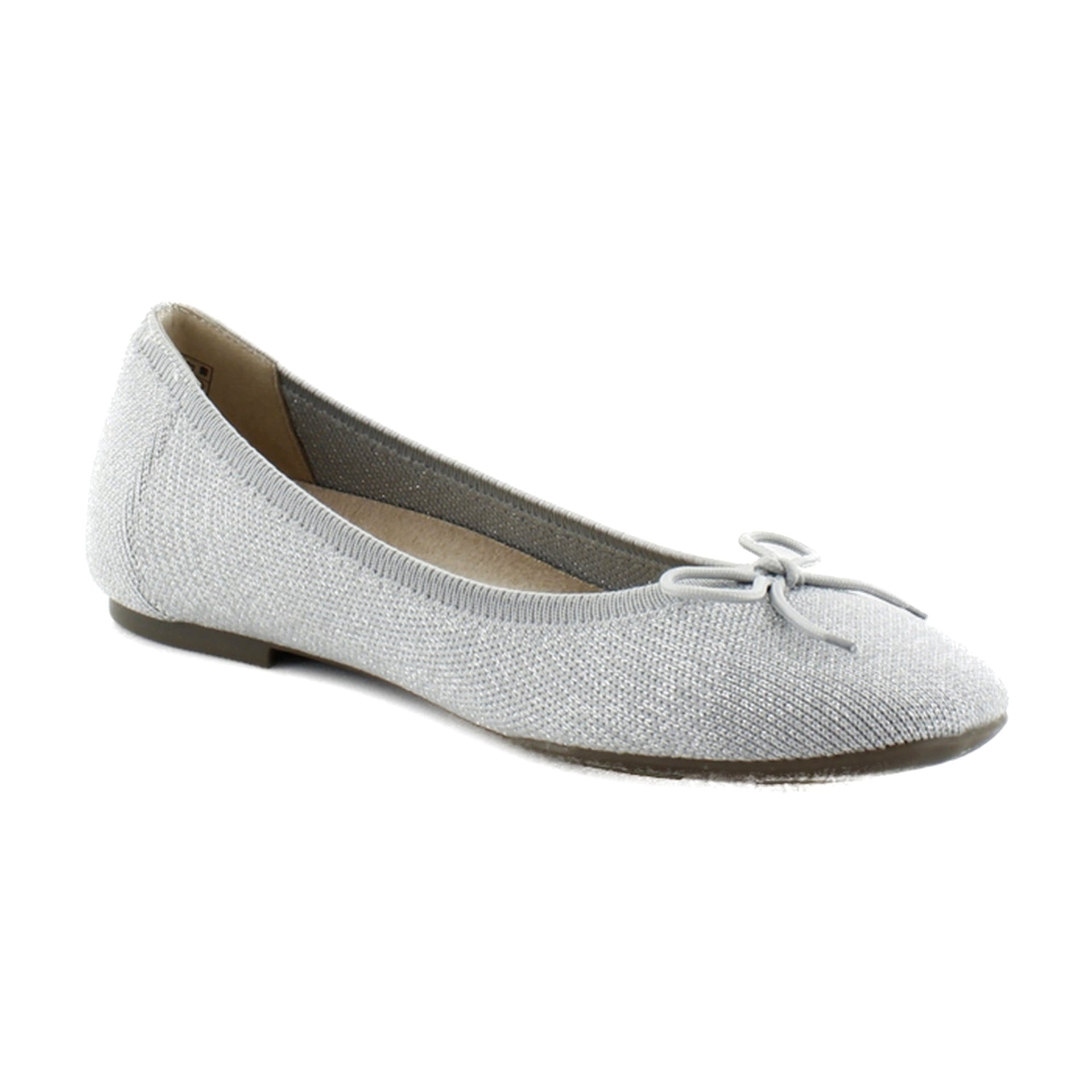 Light Grey Silver Knit