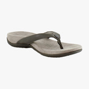 Stone Grey Faux Patent Leather