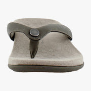 Stone Grey Faux Patent Leather