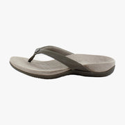 Stone Grey Faux Patent Leather