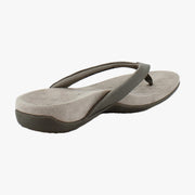Stone Grey Faux Patent Leather
