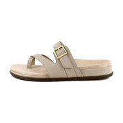 Oatmeal Beige Leather