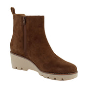 Hazelnut Brown Waxed Suede