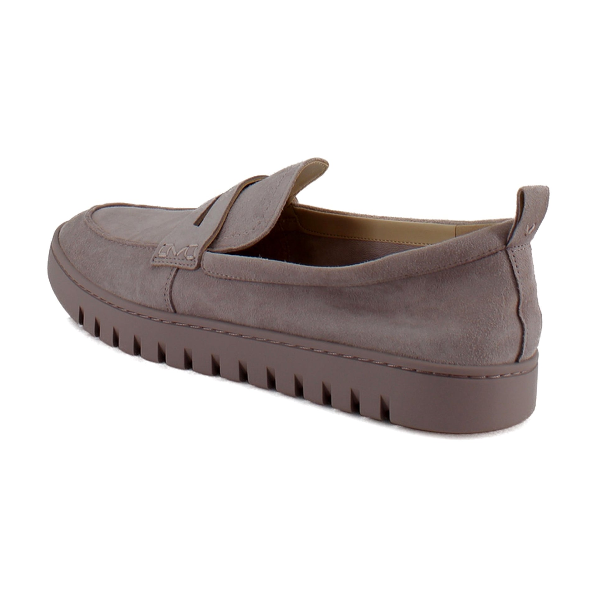 Magnolia Dusk Grey Waxed Suede