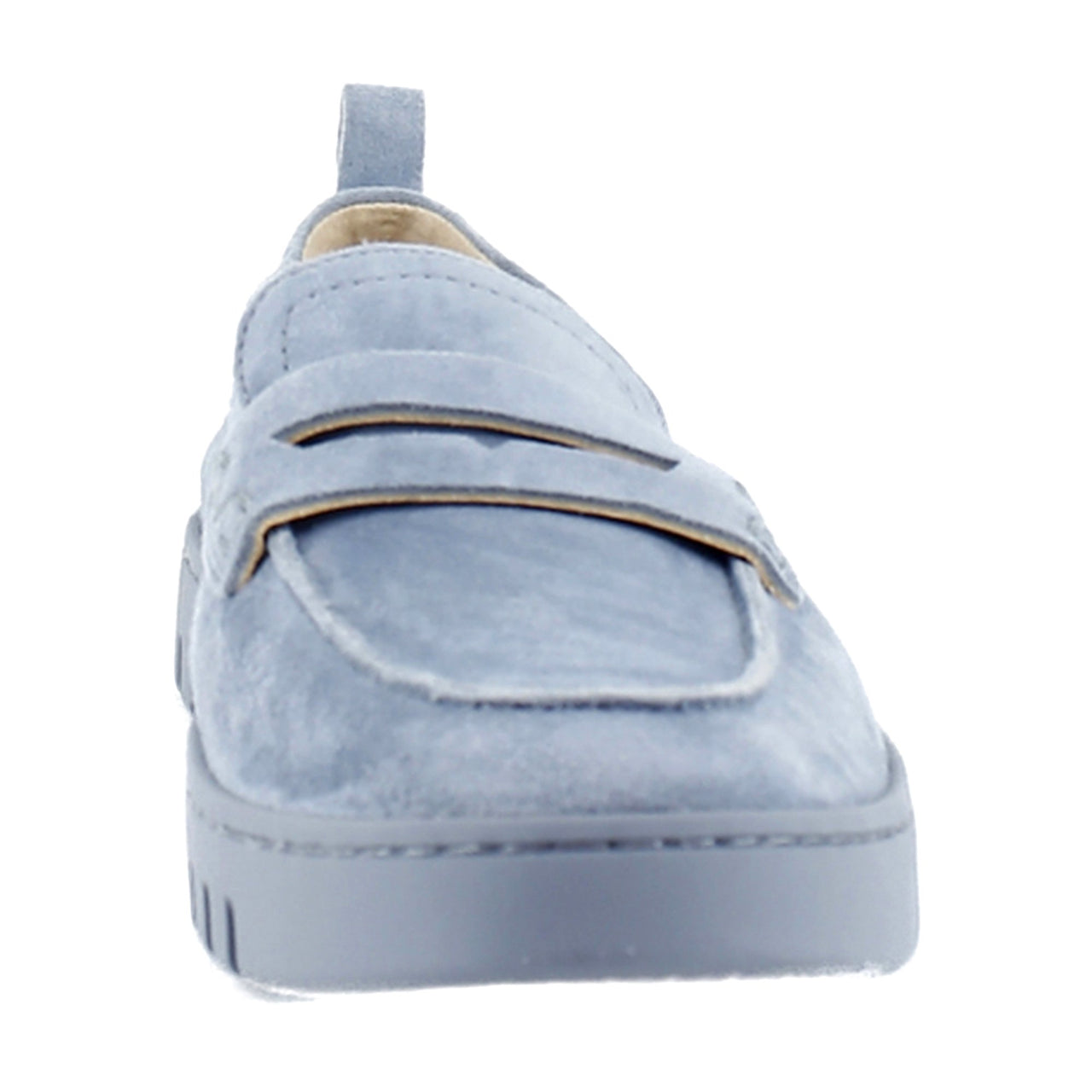 Vintage Blue Haze Waxed Suede