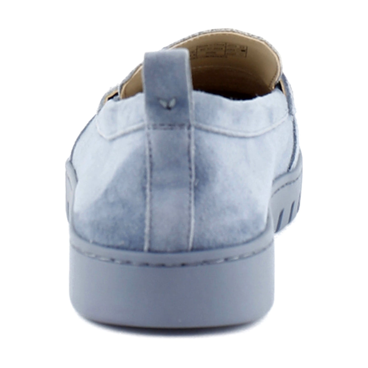 Vintage Blue Haze Waxed Suede