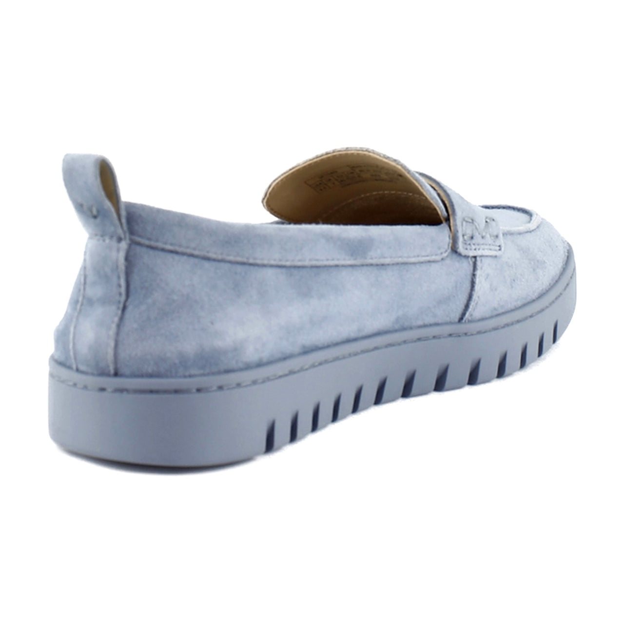 Vintage Blue Haze Waxed Suede