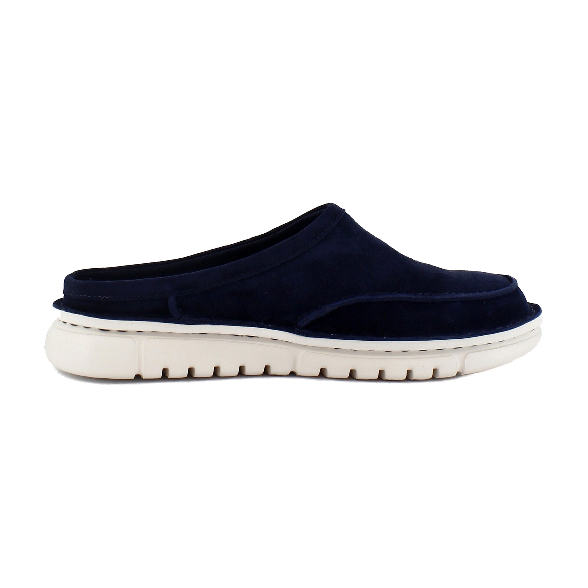 Navy Blue Suede