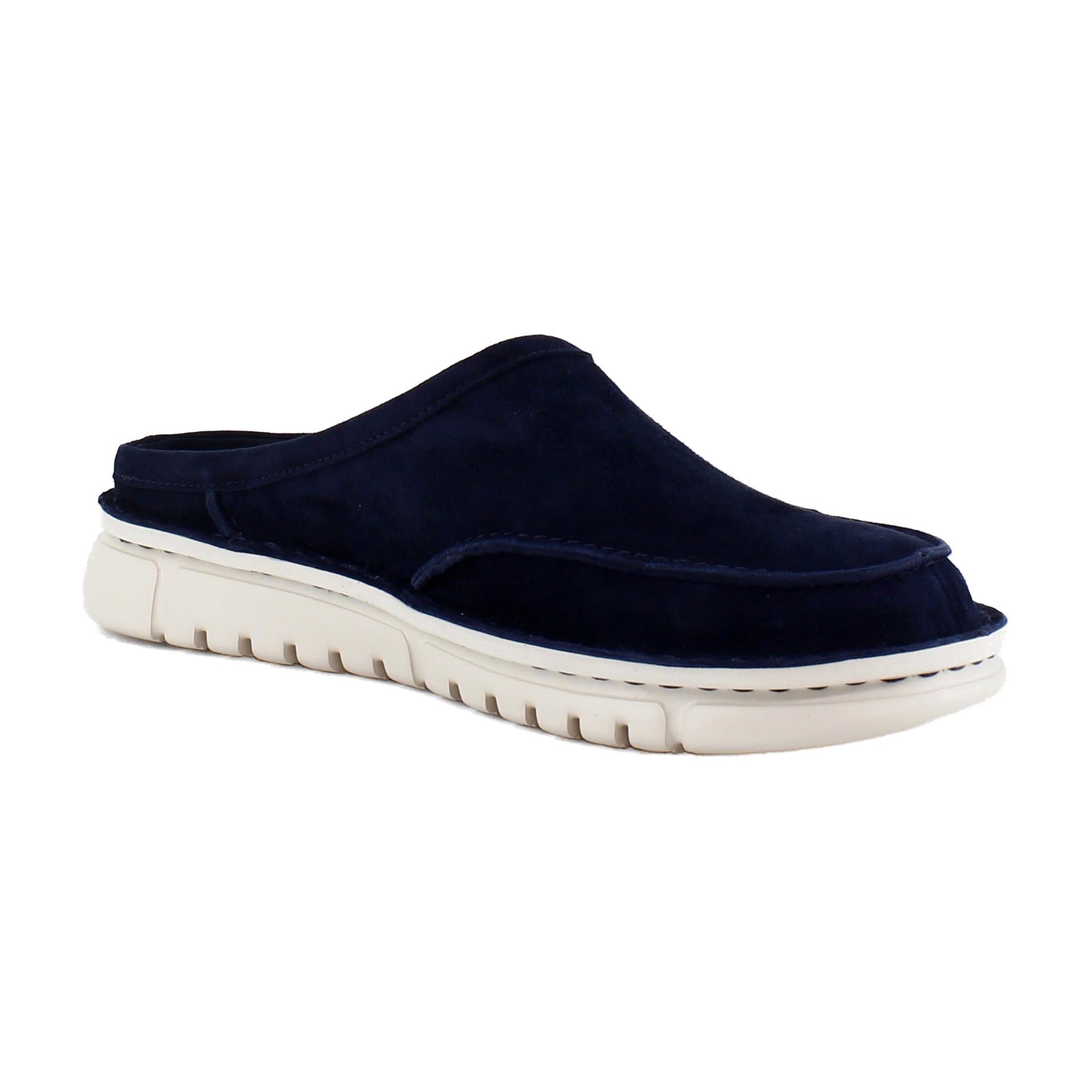 Navy Blue Suede