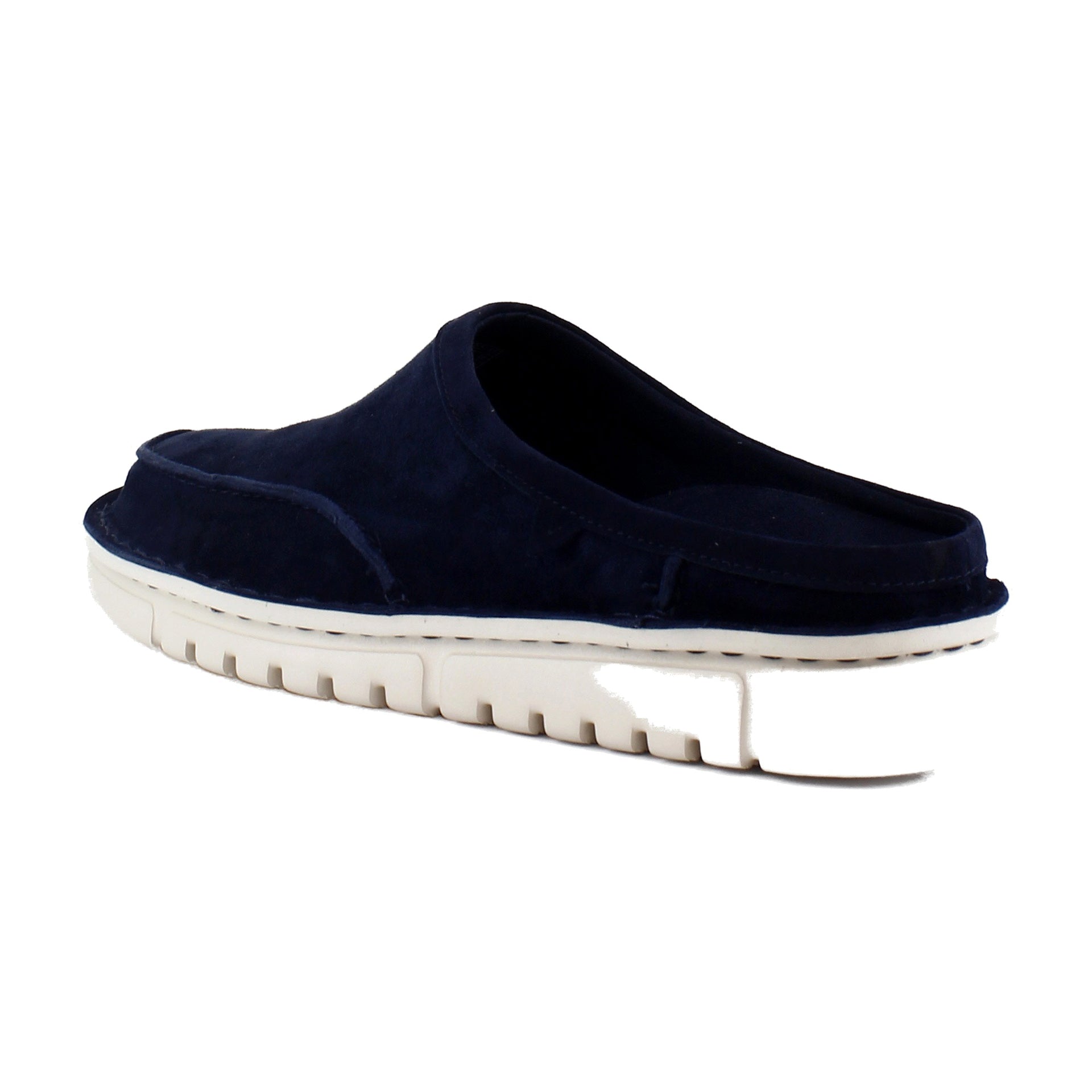 Navy Blue Suede