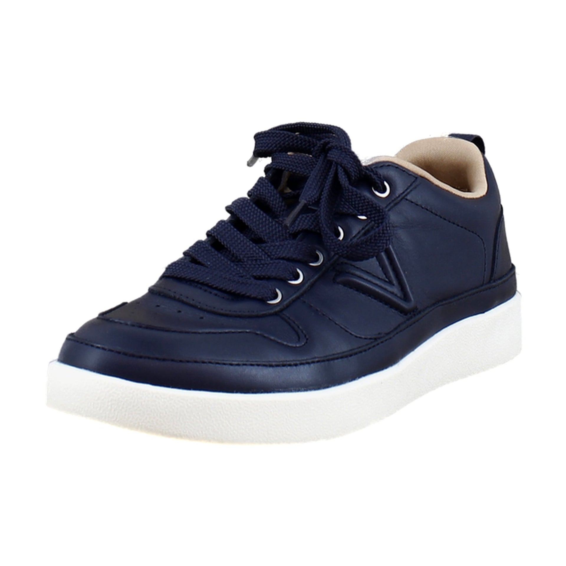 Navy Blzr Leather