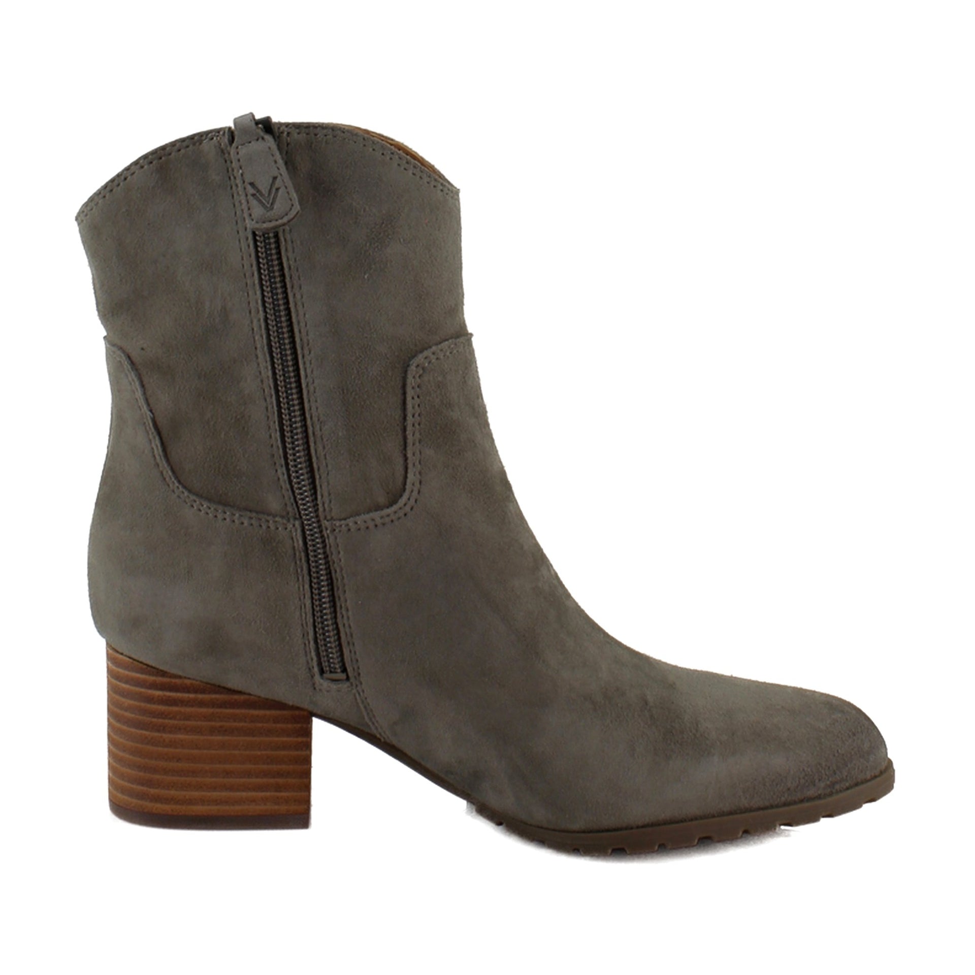 Stone Waxy Suede