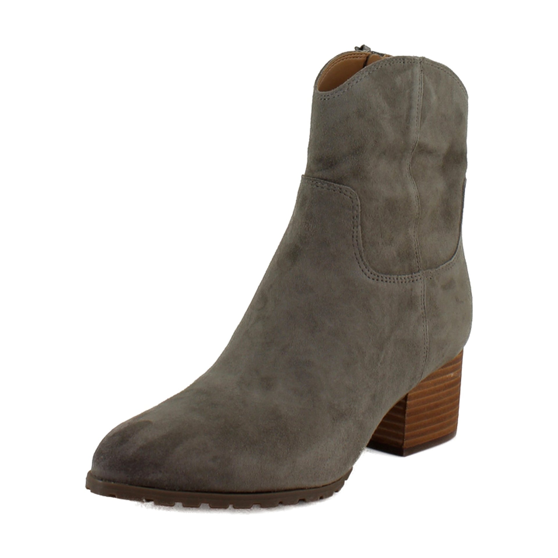 Stone Waxy Suede