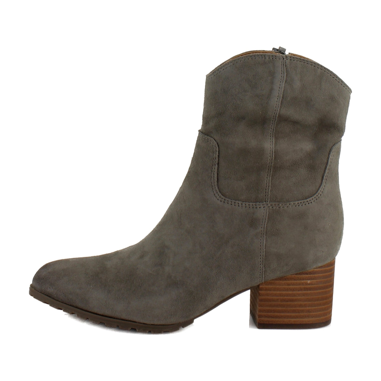 Stone Waxy Suede