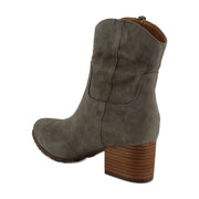 Stone Waxy Suede