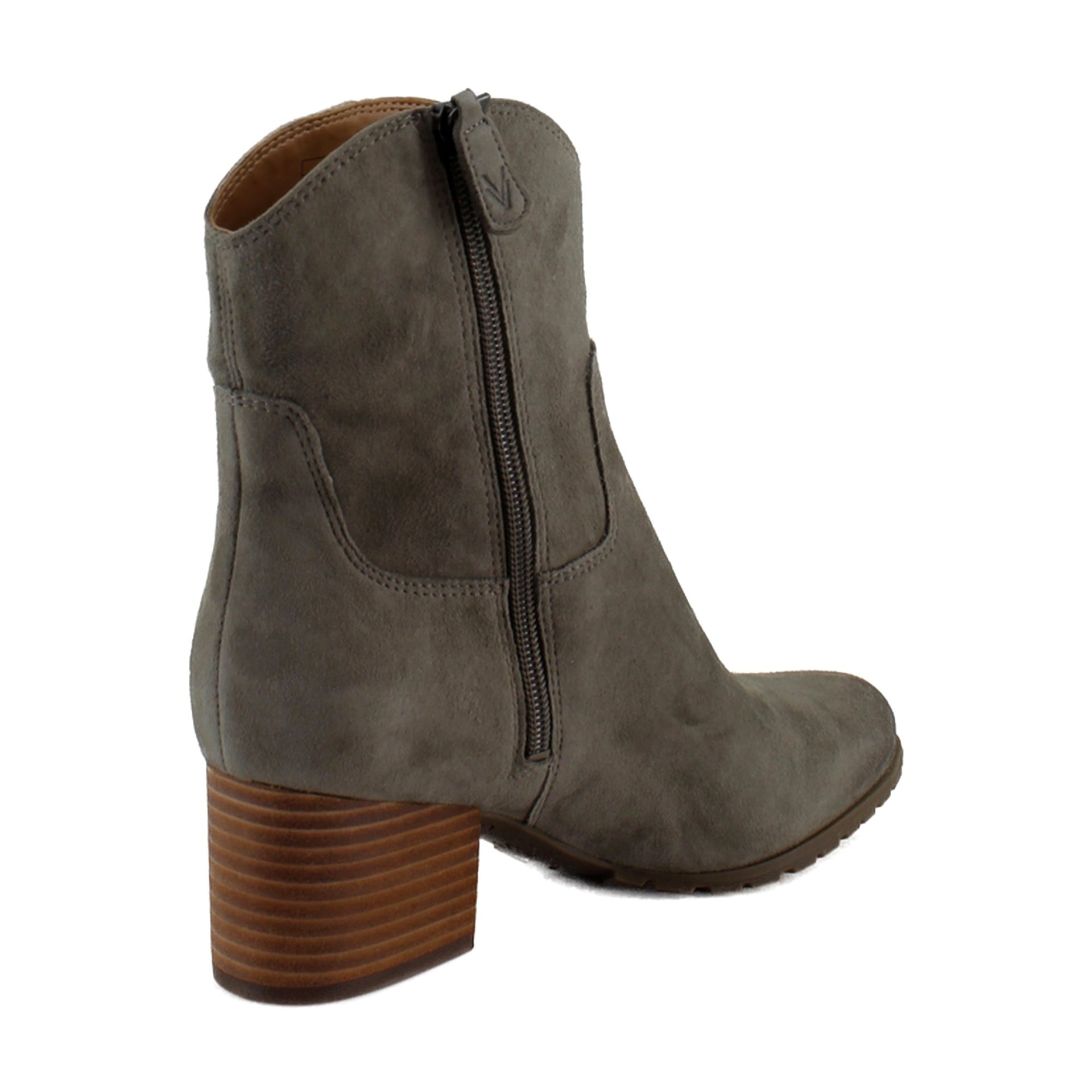 Stone Waxy Suede