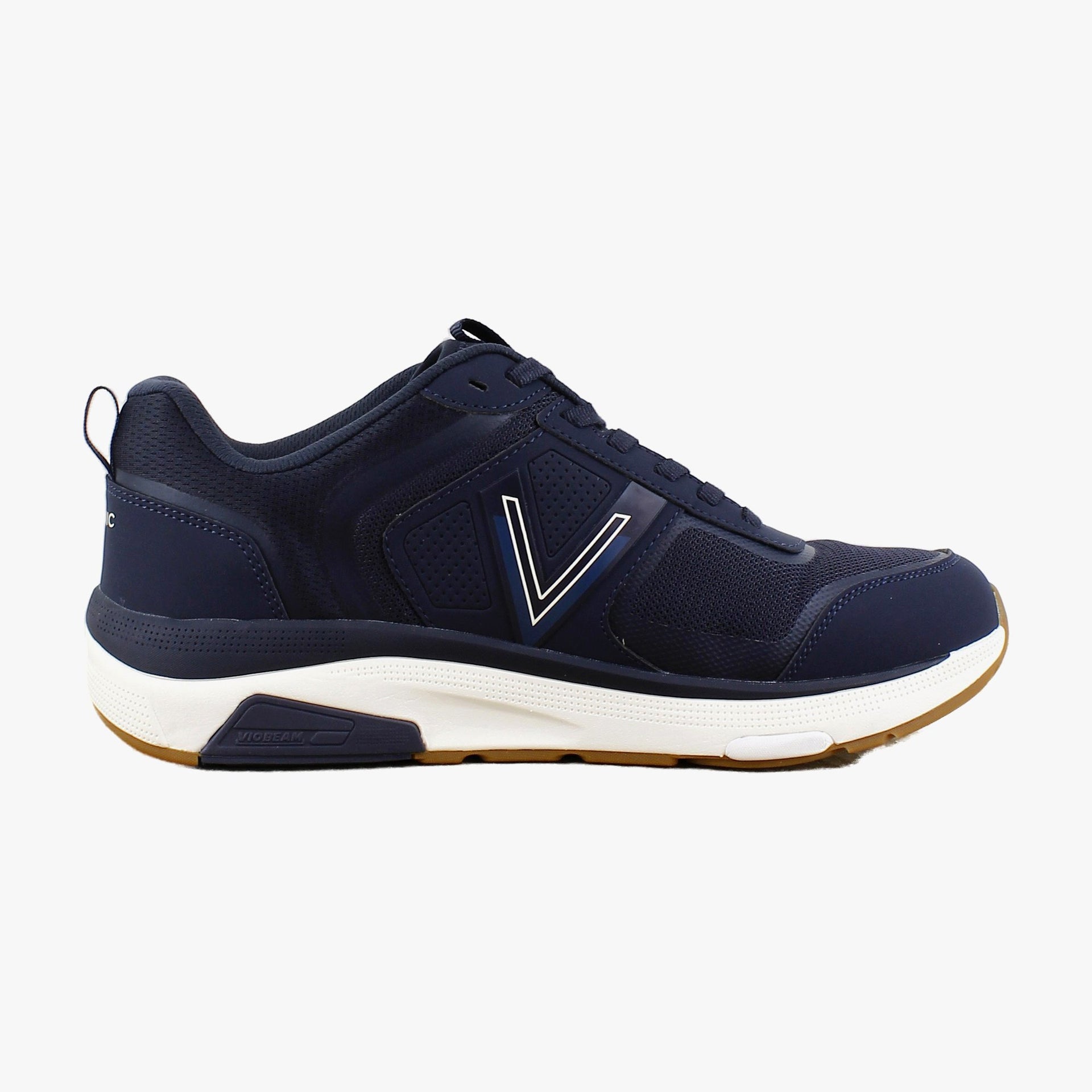 Navy Blue Mesh Synthetic