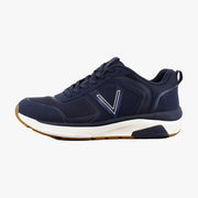 Navy Blue Mesh Synthetic