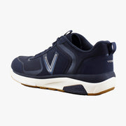 Navy Blue Mesh Synthetic