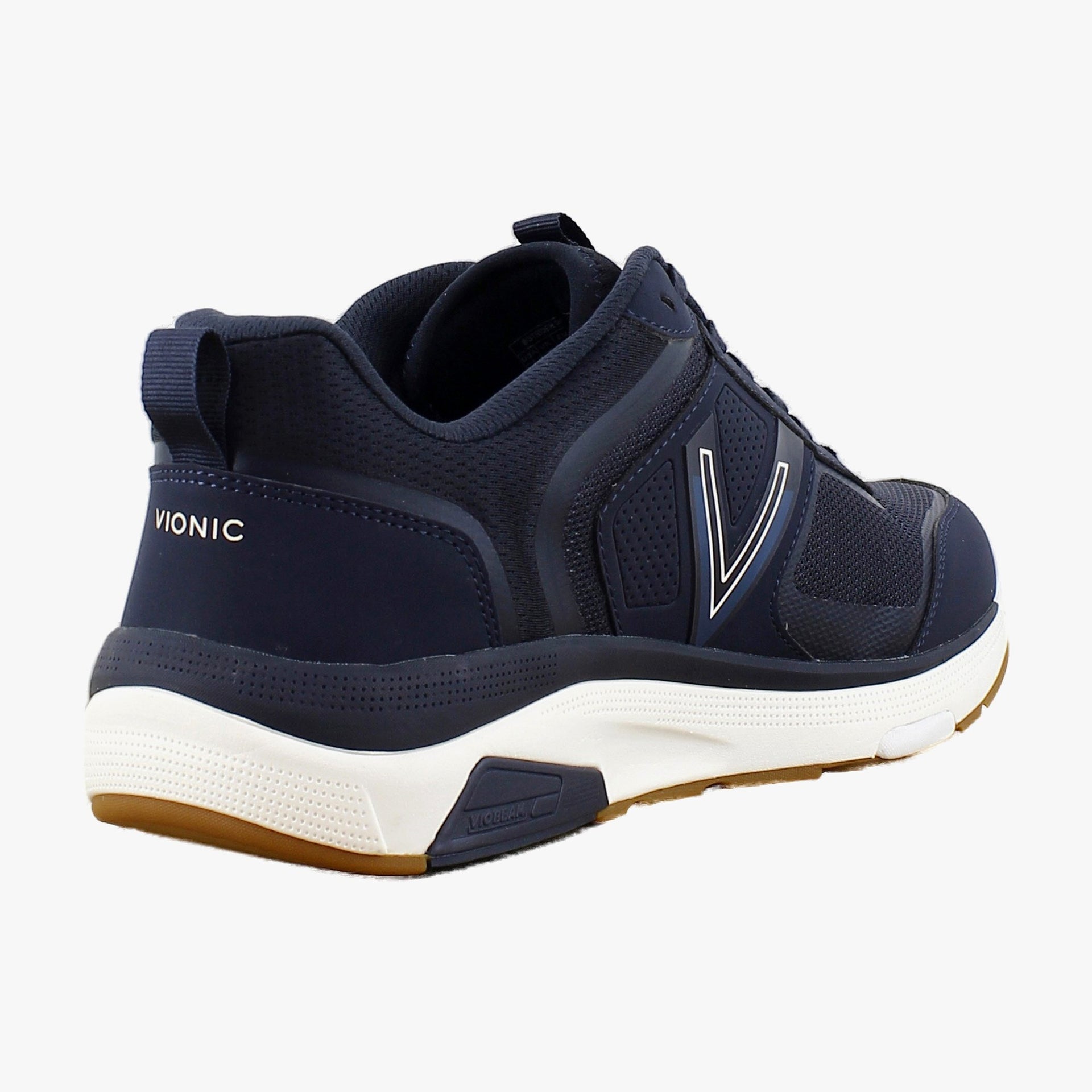 Navy Blue Mesh Synthetic