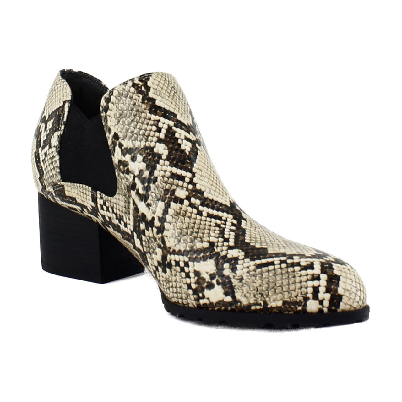 Ivory Multi Snake Leather