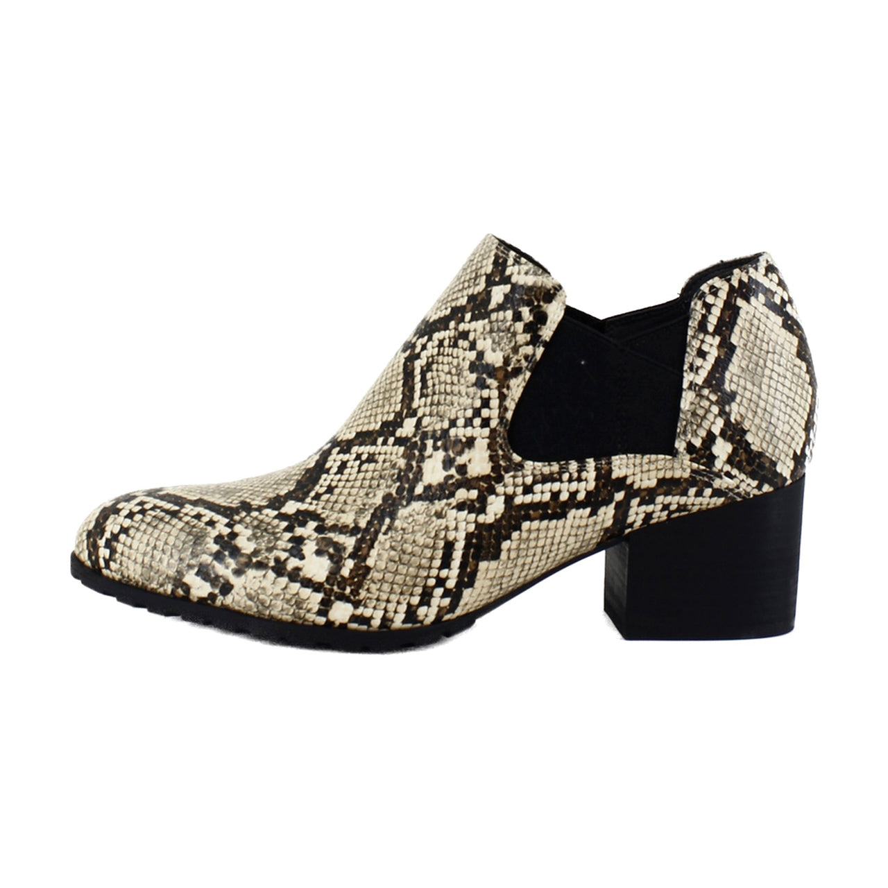 Ivory Multi Snake Leather