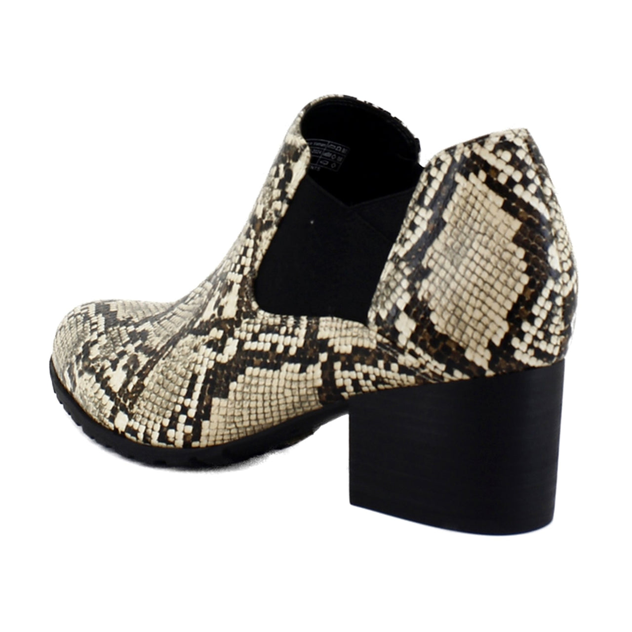 Ivory Multi Snake Leather