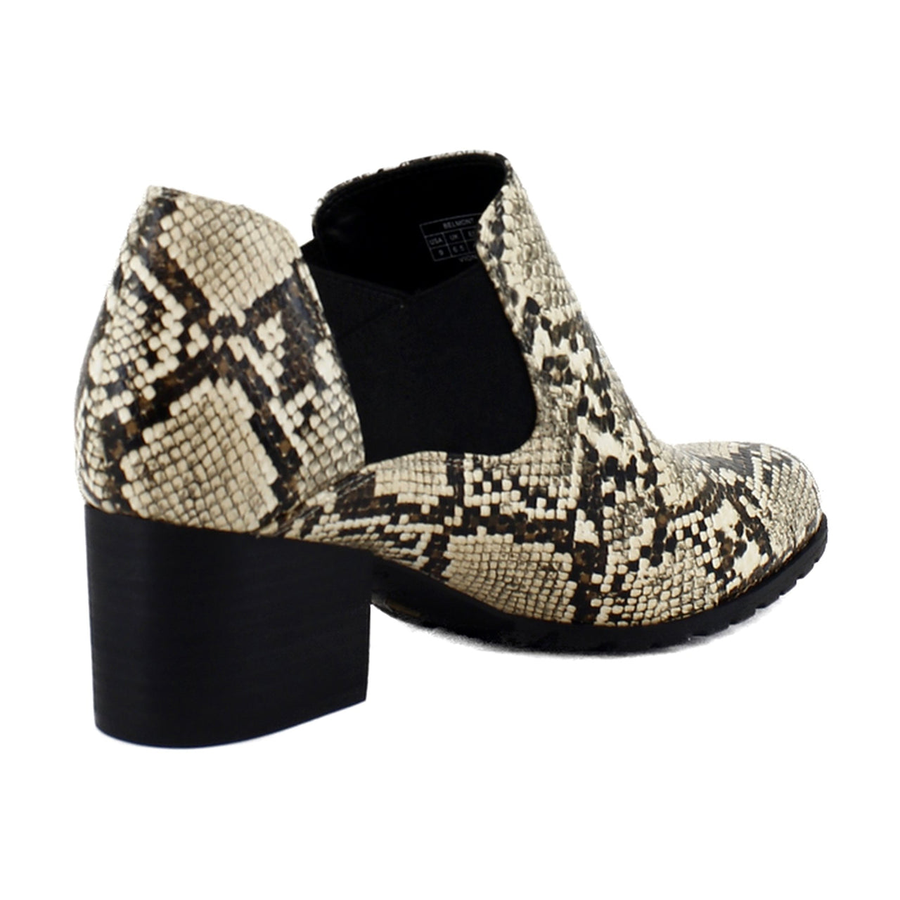 Ivory Multi Snake Leather