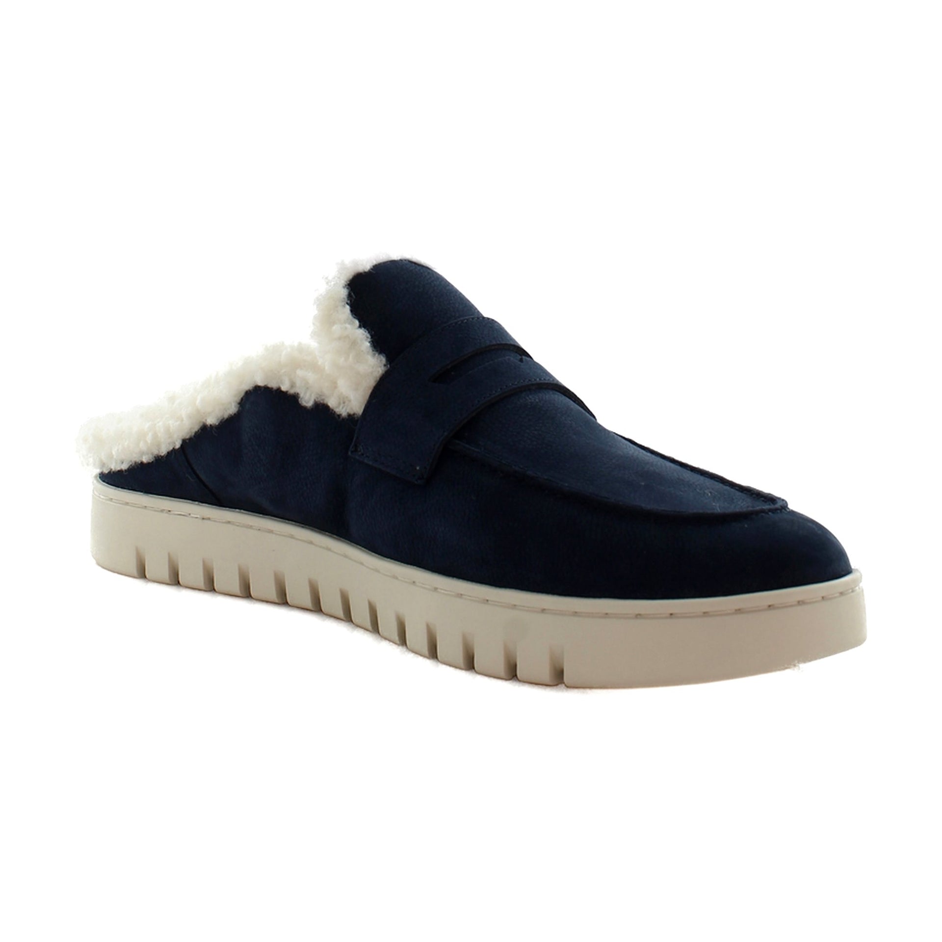 Peacoat Nubuck Leather