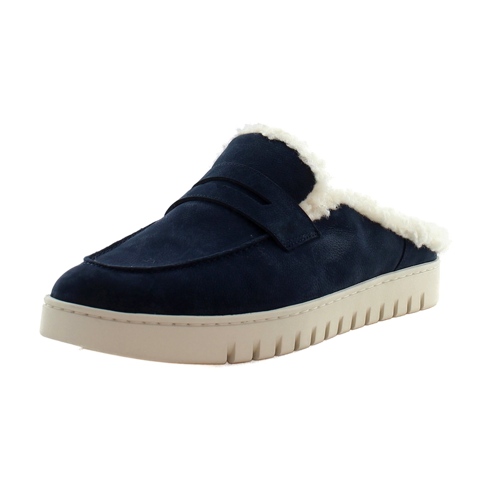 Peacoat Nubuck Leather