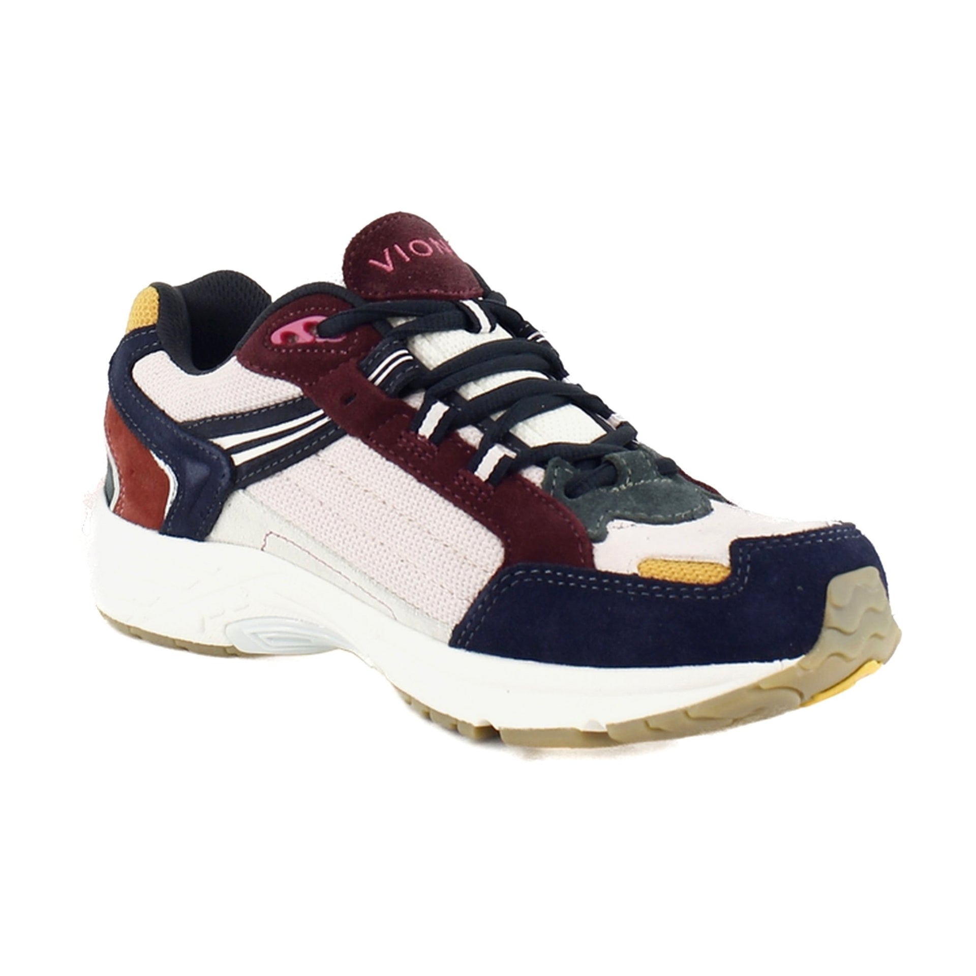 Navy Multi Suede