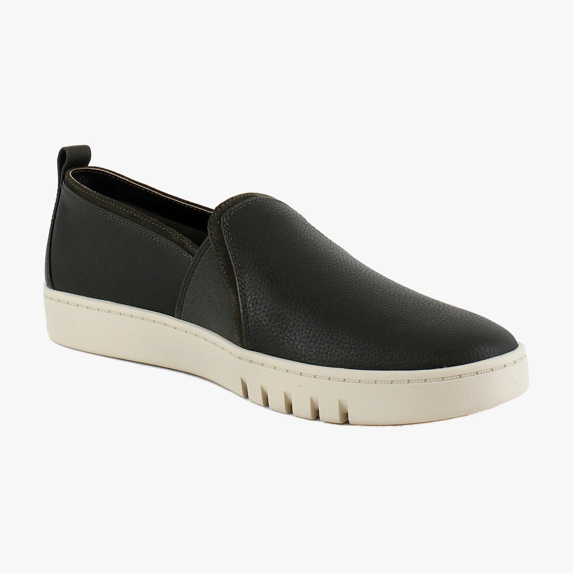 Dark Khaki Leather