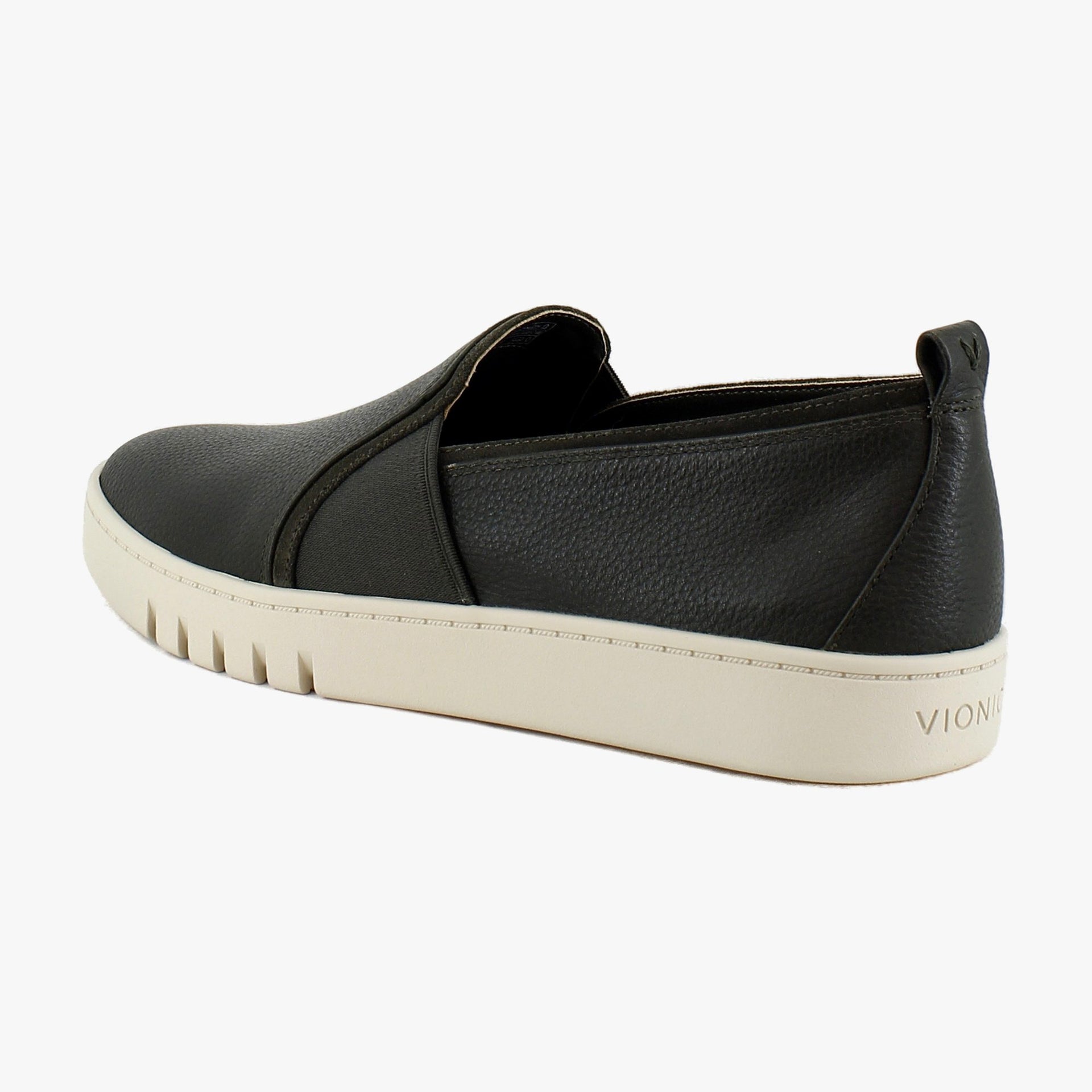 Dark Khaki Leather