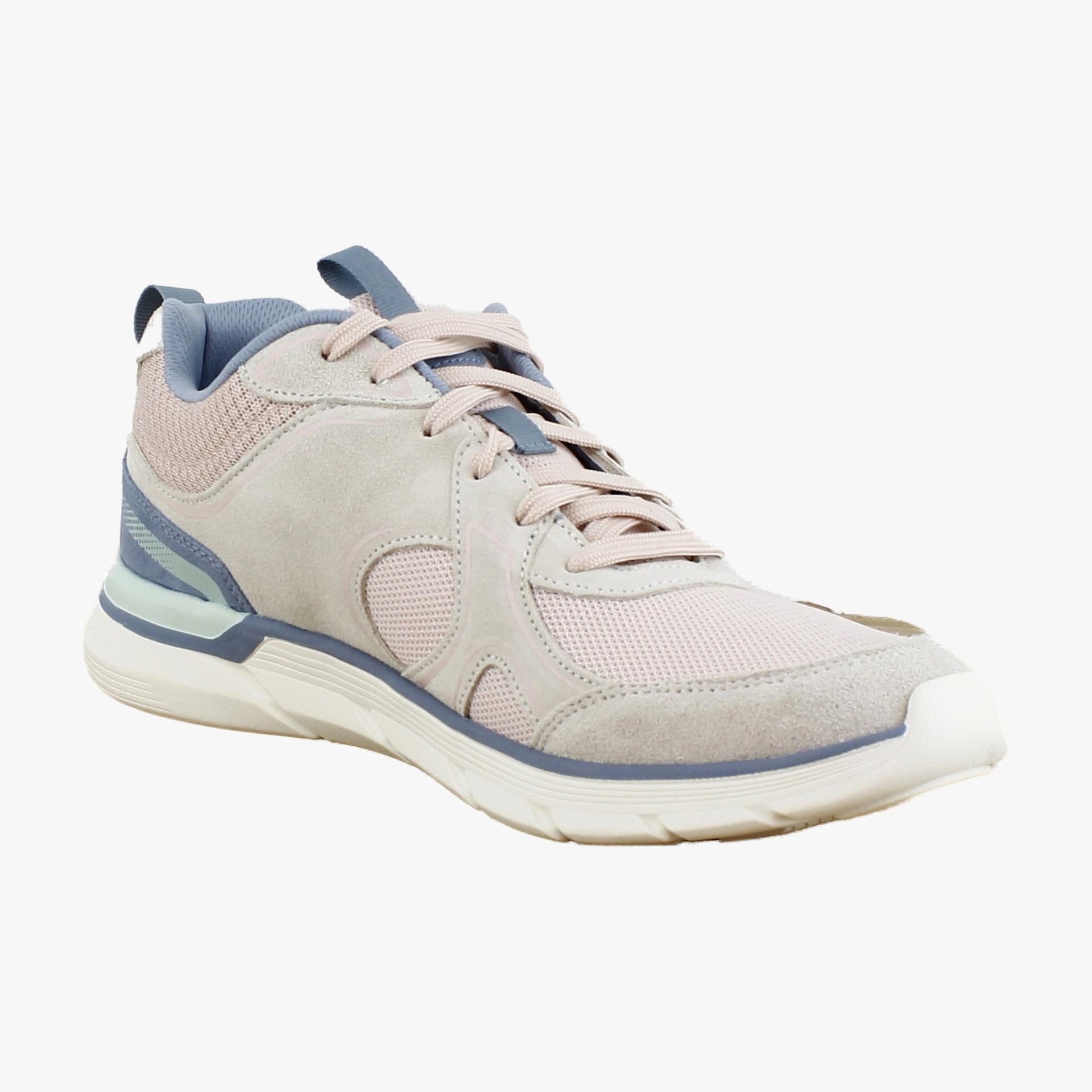 Cameo Rose Suede & Mesh