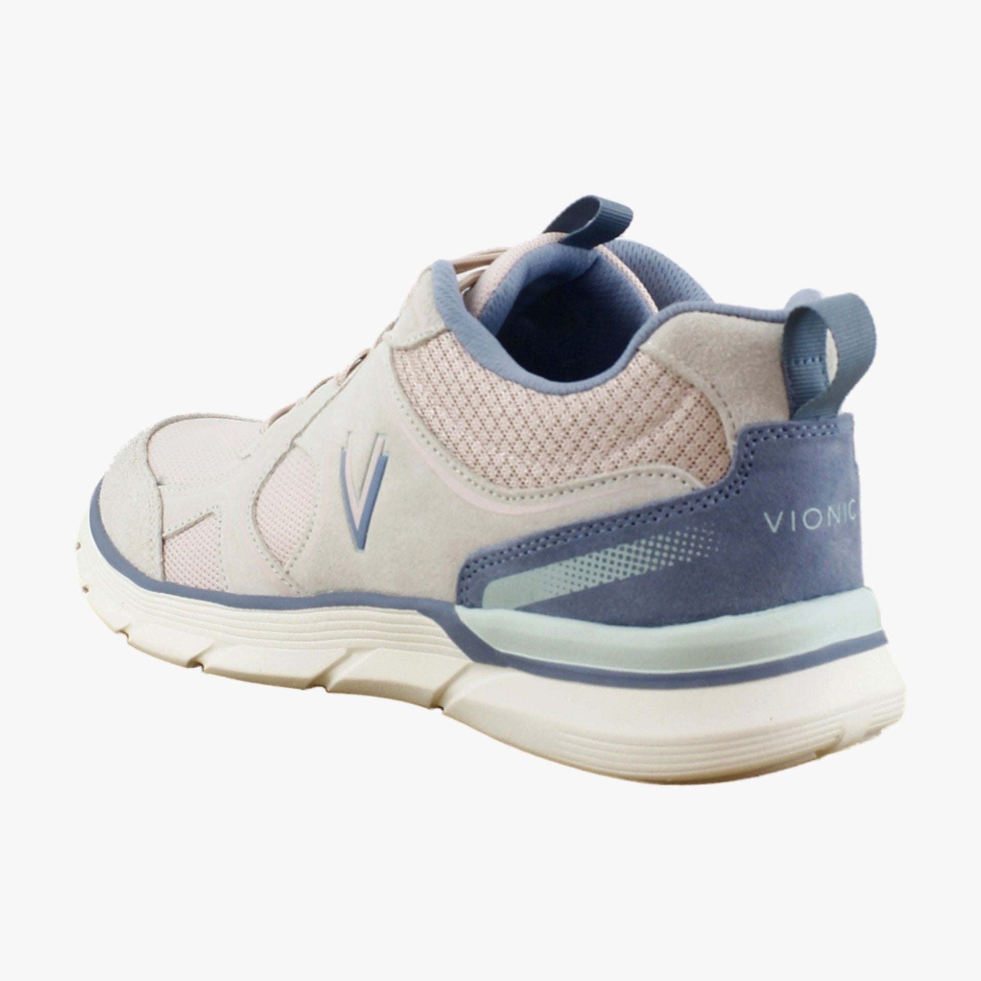 Cameo Rose Suede & Mesh