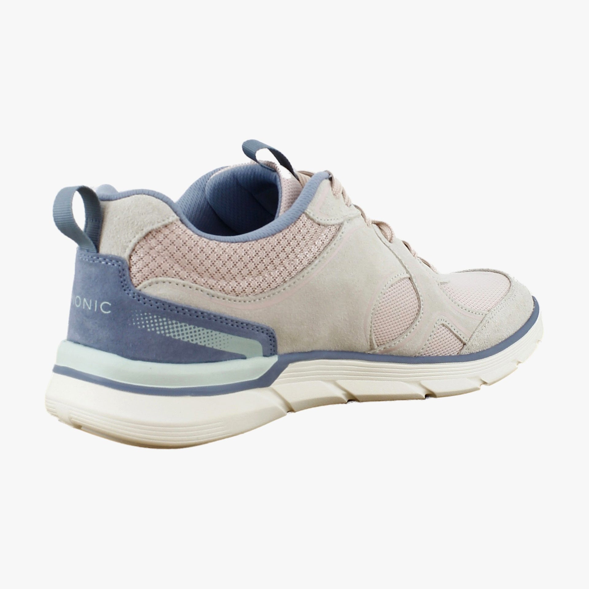 Cameo Rose Suede & Mesh