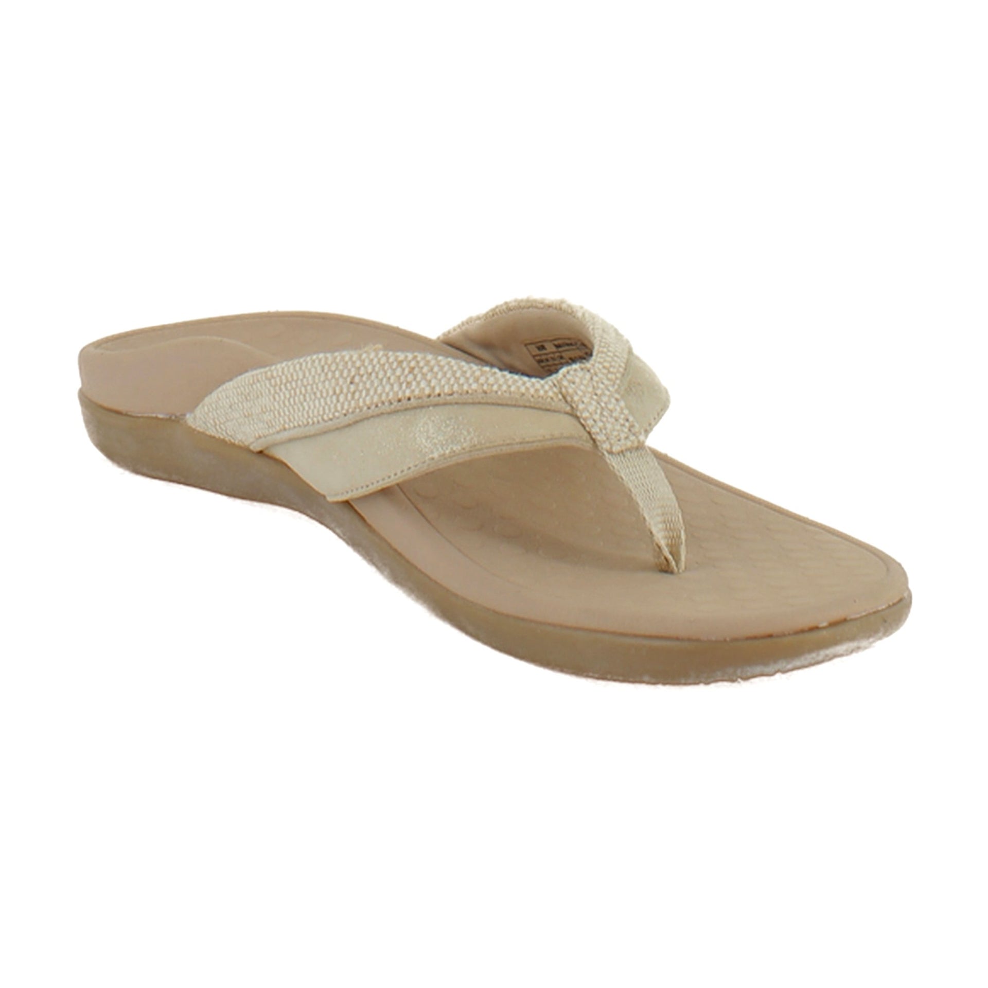 Beige/Gold Leather/Canvas