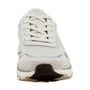 Cream Mesh Suede