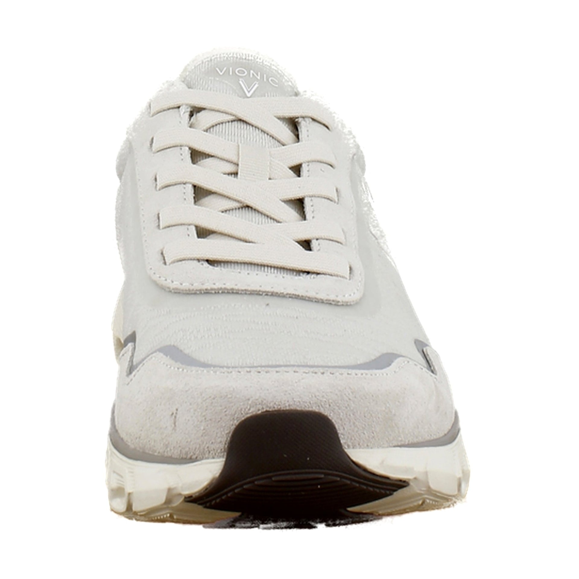 Cream Mesh Suede